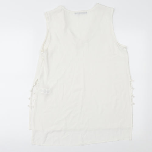 Atmosphere Womens White   Basic Blouse Size 12
