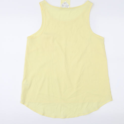 Atmosphere Womens Yellow   Basic Blouse Size 12