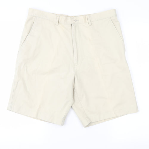 Farah Mens Beige   Chino Shorts Size 34 in