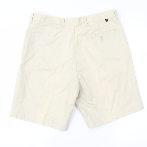 Farah Mens Beige   Chino Shorts Size 34 in
