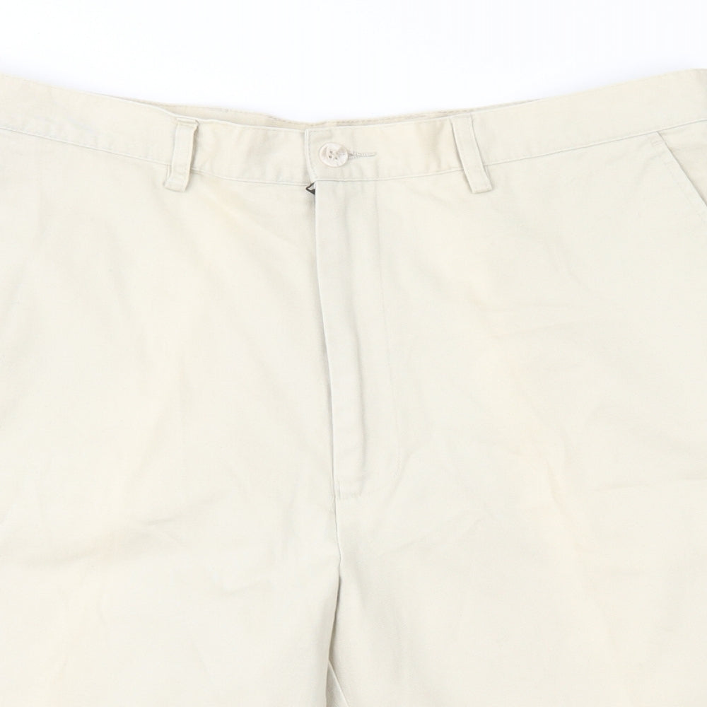 Farah Mens Beige   Chino Shorts Size 34 in