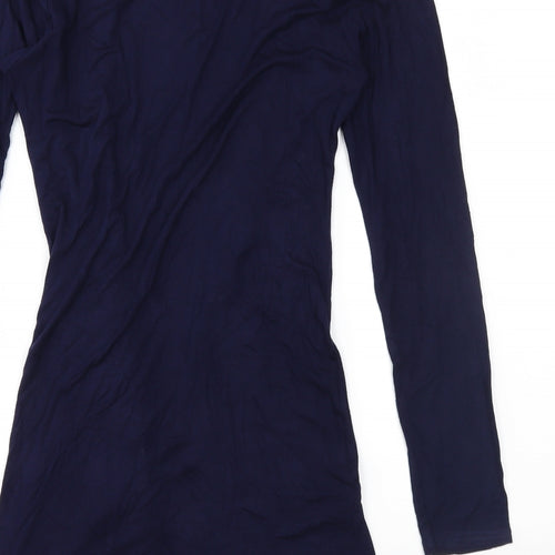 Decoy Womens Blue  Jersey Cardigan Jumper Size M