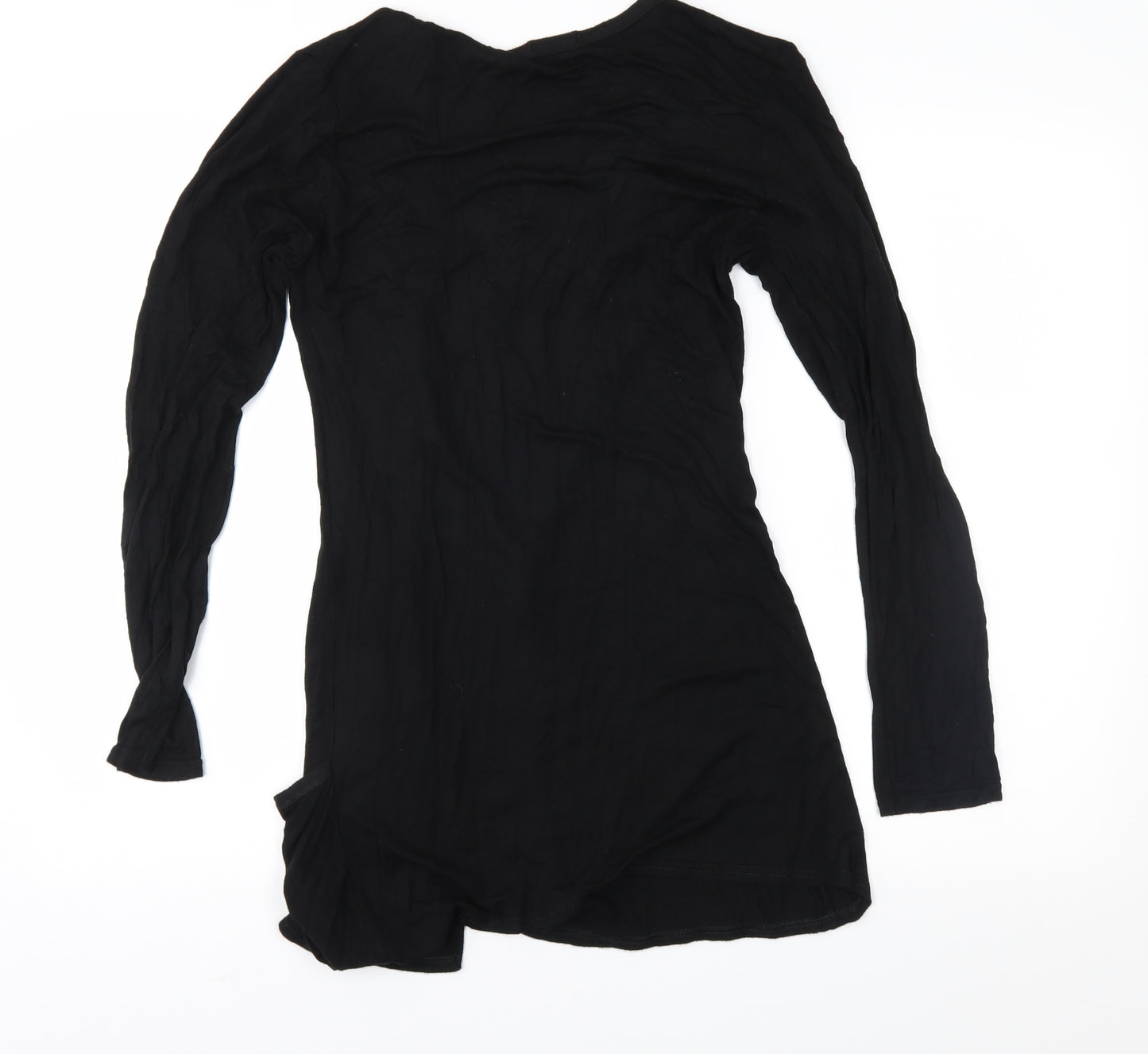 Graffic Womens Black  Jersey Cardigan Jumper Size M