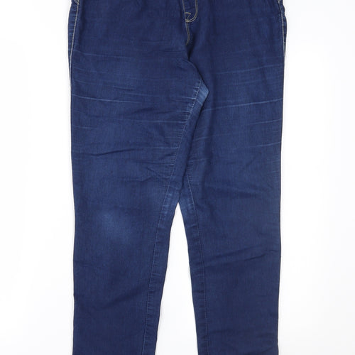 Denim & Co. Womens Blue  Denim Jegging Jeans Size 12 L27 in