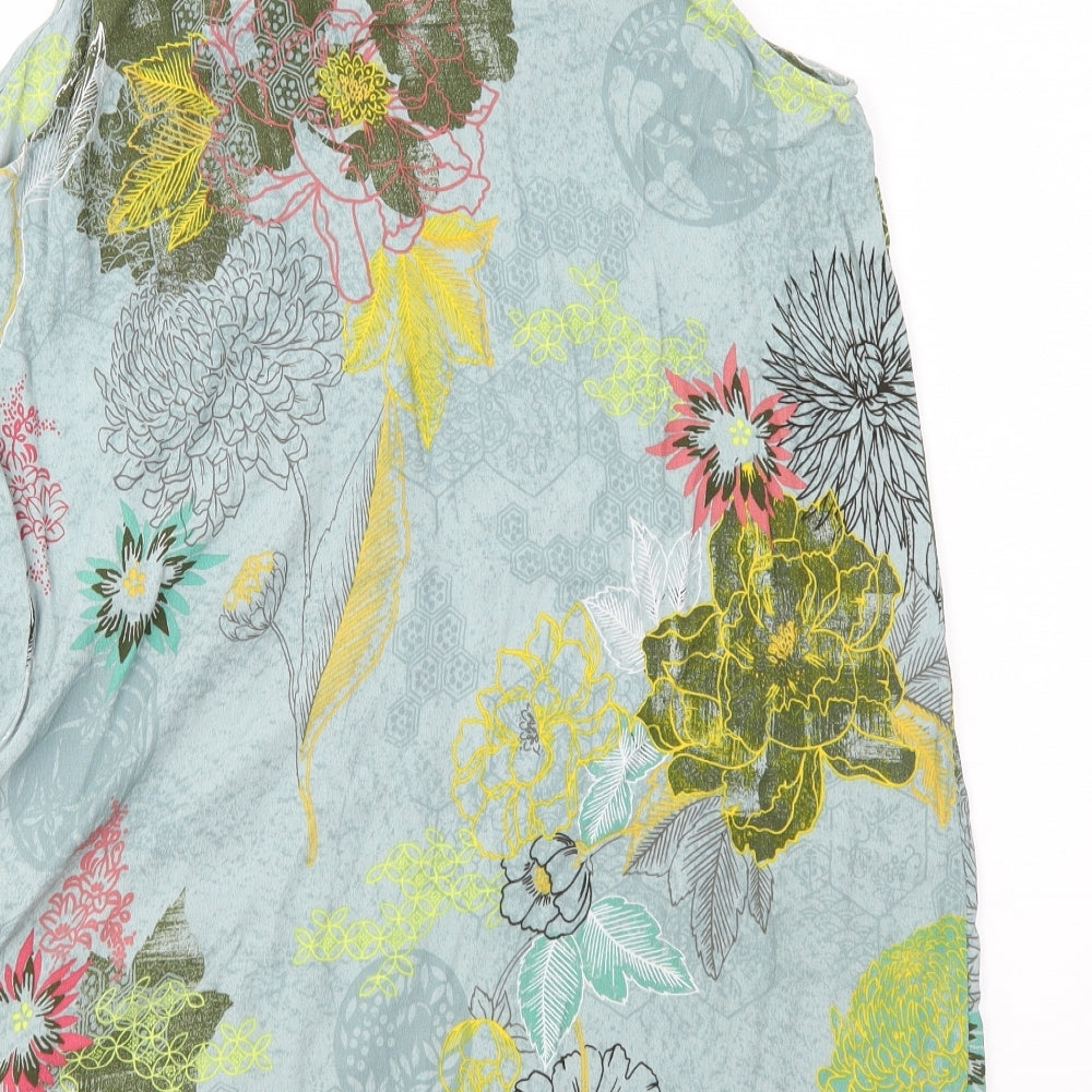 NEXT Womens Green Floral  Basic Blouse Size 18