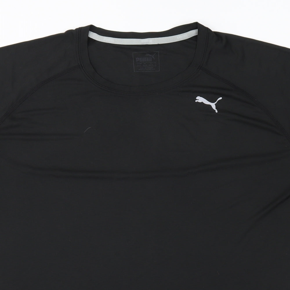 PUMA Mens Black    T-Shirt Size XL