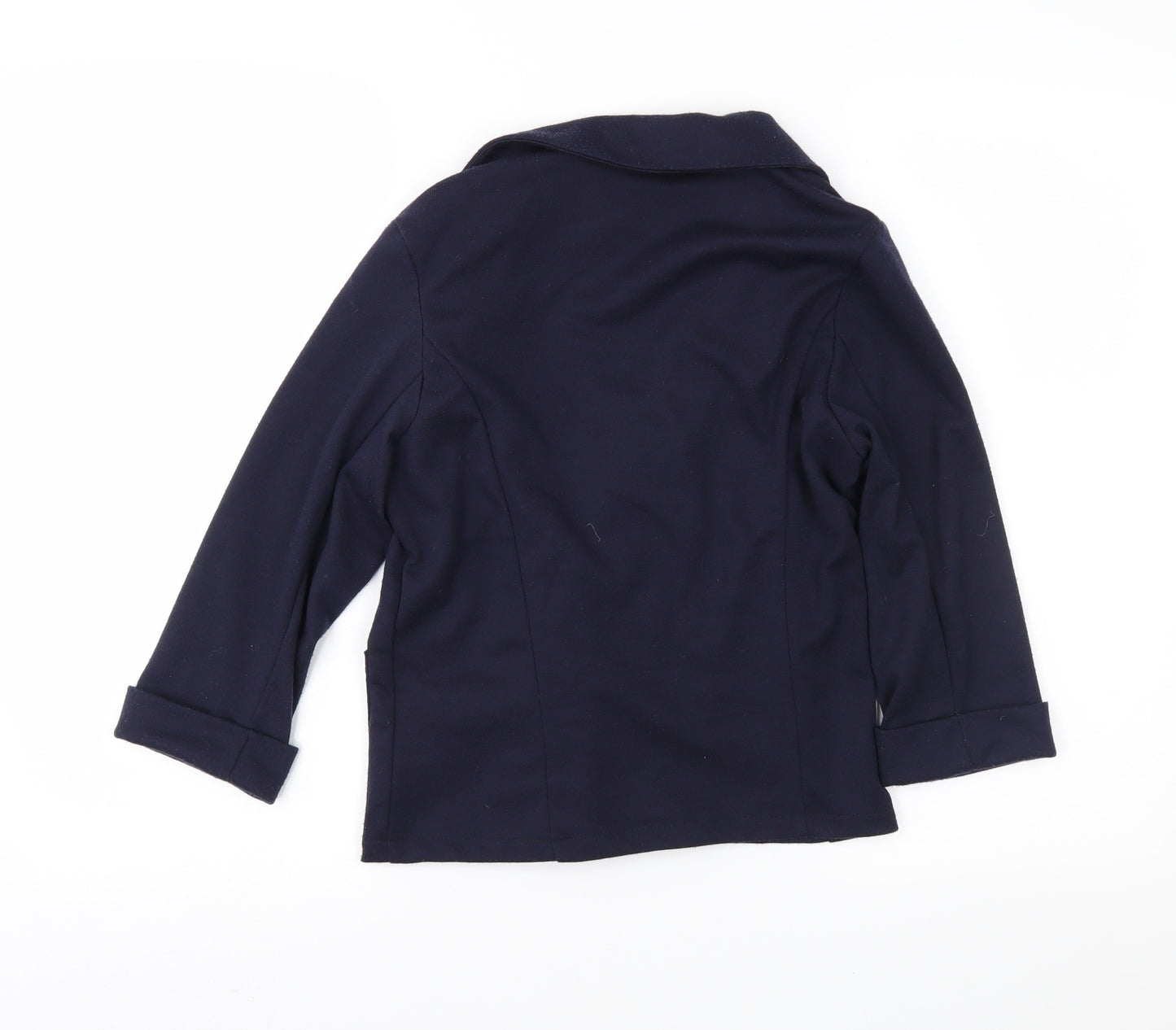 New Look Womens Blue  Jersey Jacket  Size 6