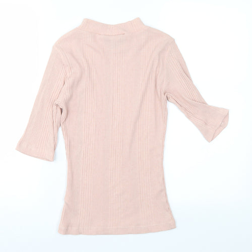 New Look Womens Pink   Basic T-Shirt Size 6