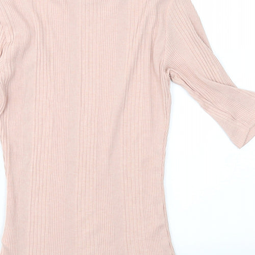 New Look Womens Pink   Basic T-Shirt Size 6