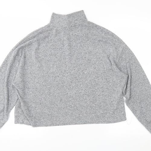 New Look Womens Grey   Pullover Jumper Size L