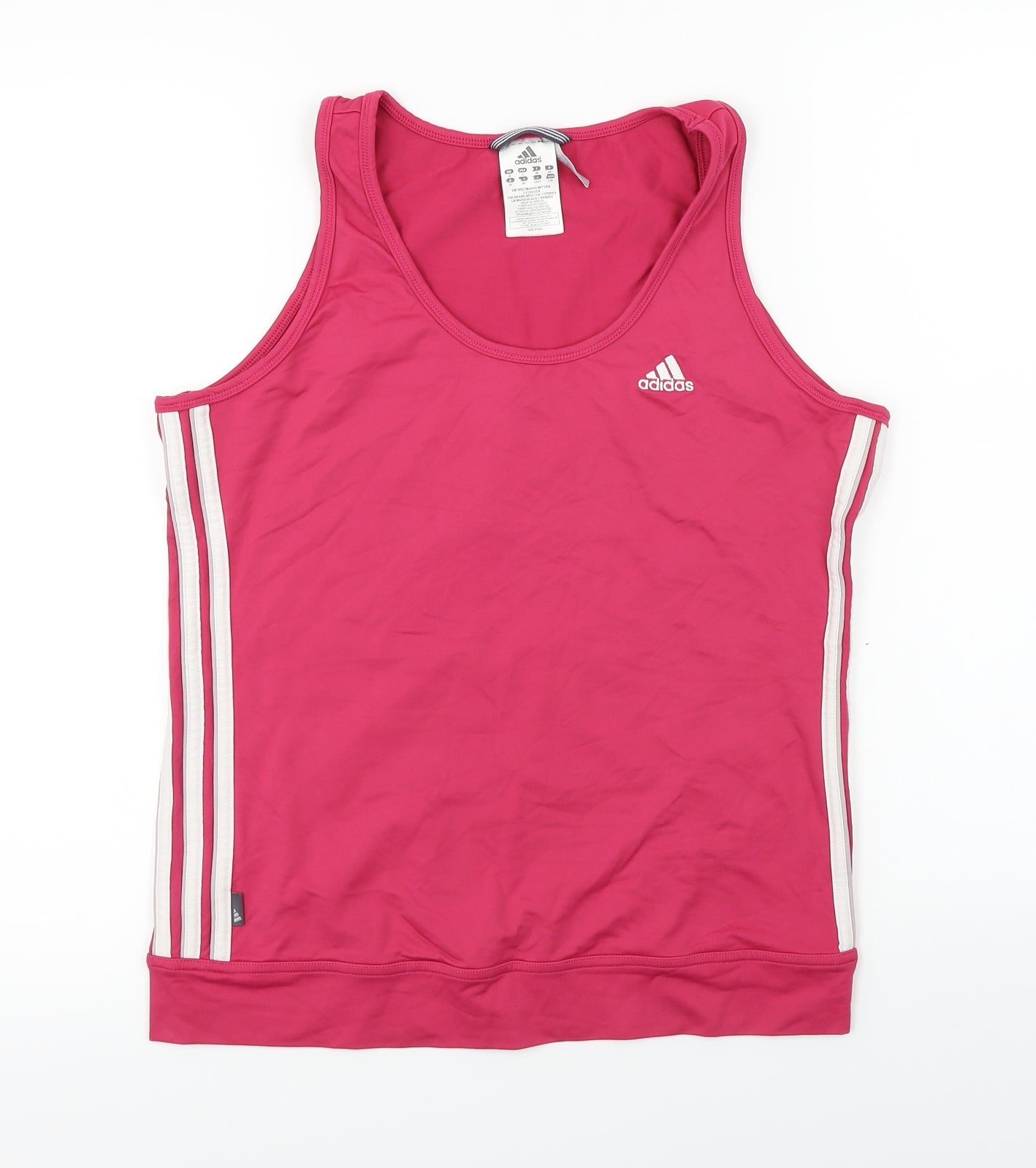 adidas  Womens Pink   Basic T-Shirt Size 18