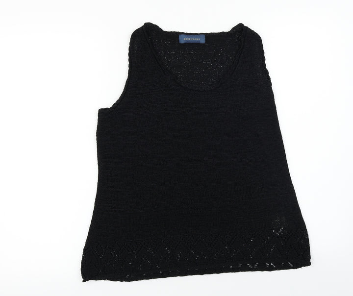 Debenhams  Womens Black   Basic T-Shirt Size 16