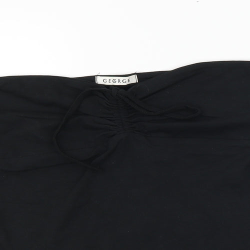 George  Womens Black   Basic T-Shirt Size 14