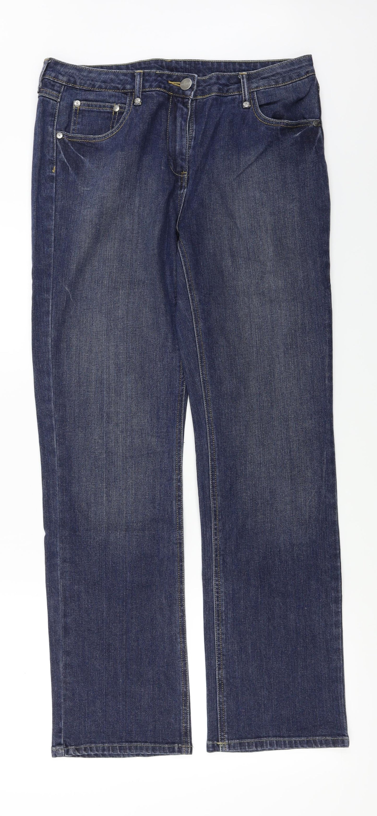 Matalan  Womens Blue   Straight Jeans Size 12 L29 in