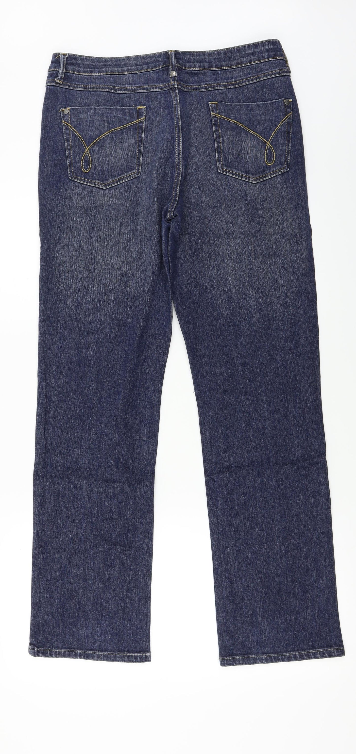 Matalan  Womens Blue   Straight Jeans Size 12 L29 in