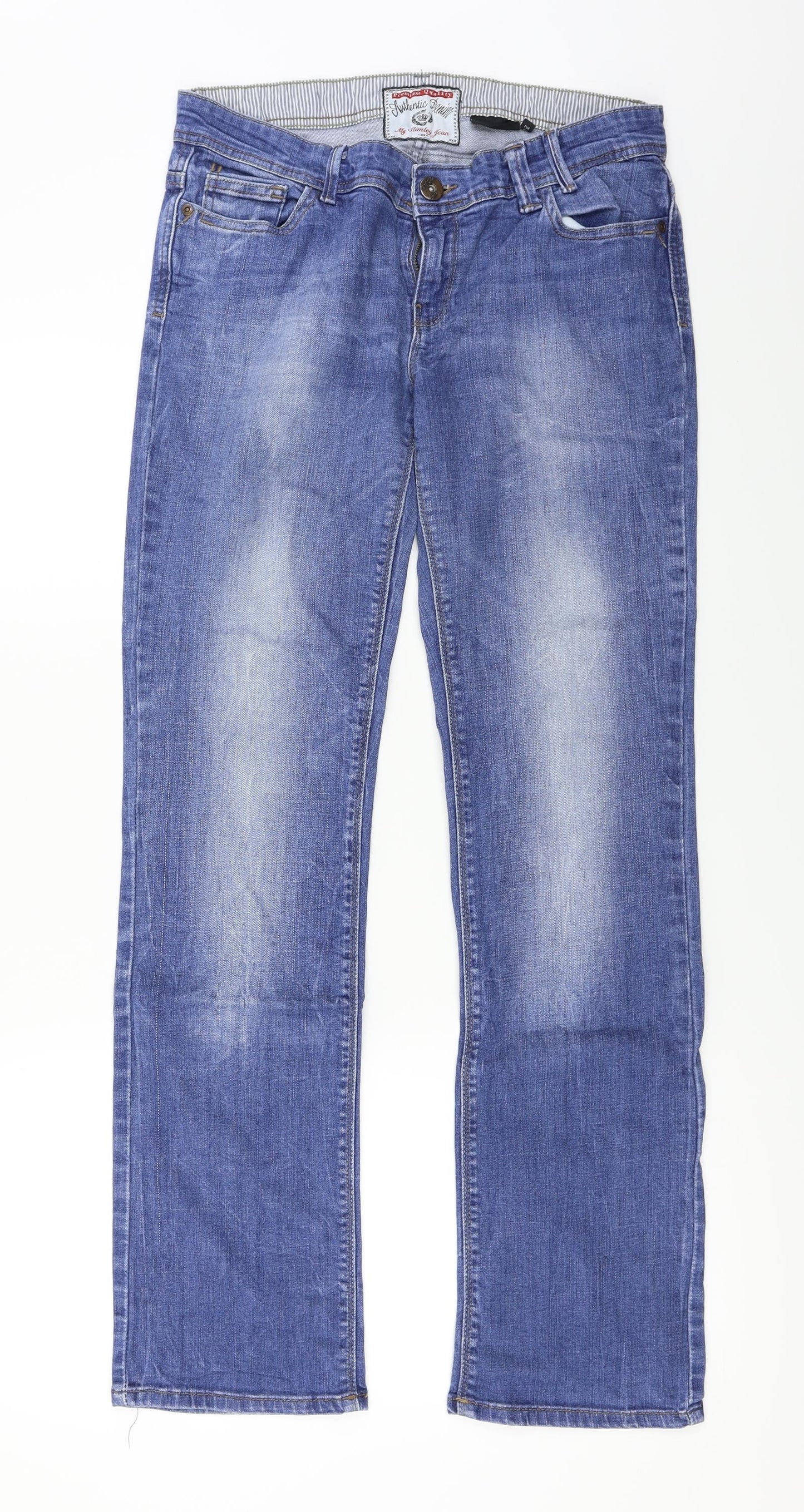 NEXT  Womens Blue   Straight Jeans Size 12 L28 in