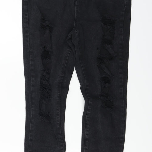 Boohoo  Womens Black   Skinny Jeans Size 12 L24 in