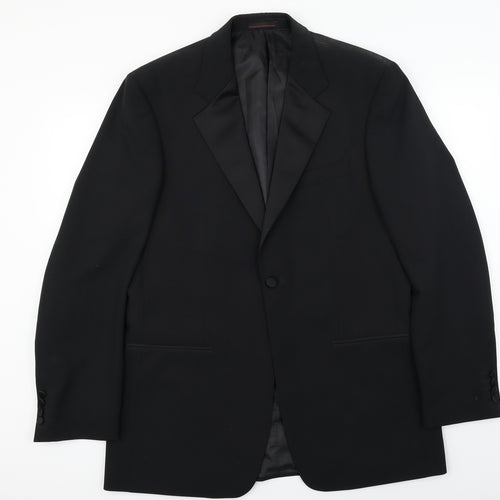 1860 Menswear  Mens Black   Jacket Blazer Size L