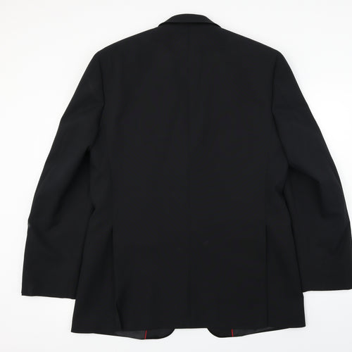 1860 Menswear  Mens Black   Jacket Blazer Size L