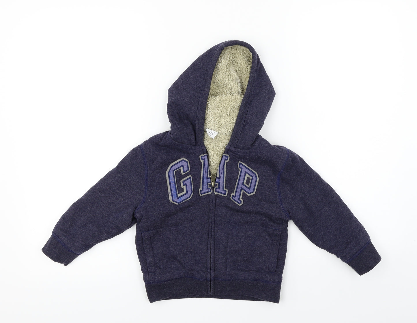 Gap  Boys Blue   Full Zip Hoodie Size 3 Years