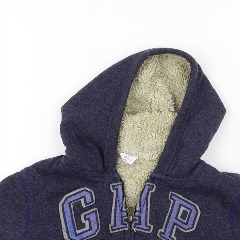 Gap  Boys Blue   Full Zip Hoodie Size 3 Years