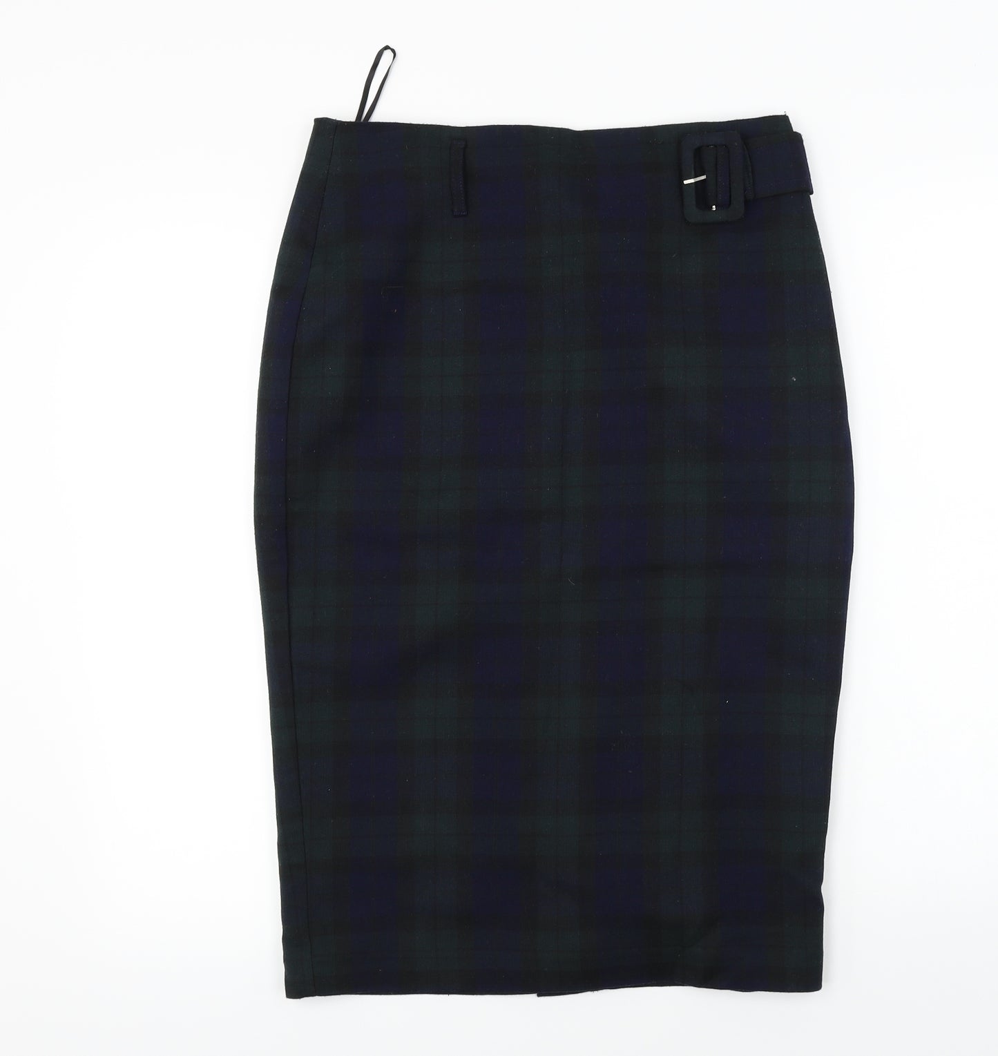 F&F  Womens Grey Check  A-Line Skirt Size 10
