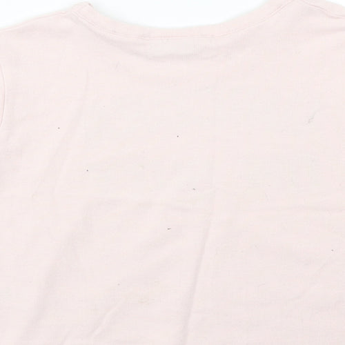 Matalan  Girls Pink   Basic T-Shirt Size 7 Years