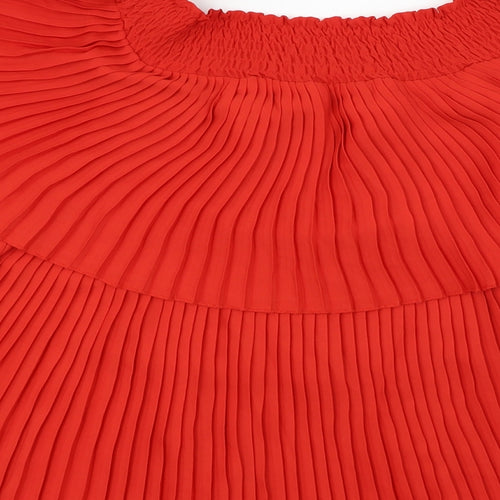 F&F Womens Red   Basic Blouse Size 10