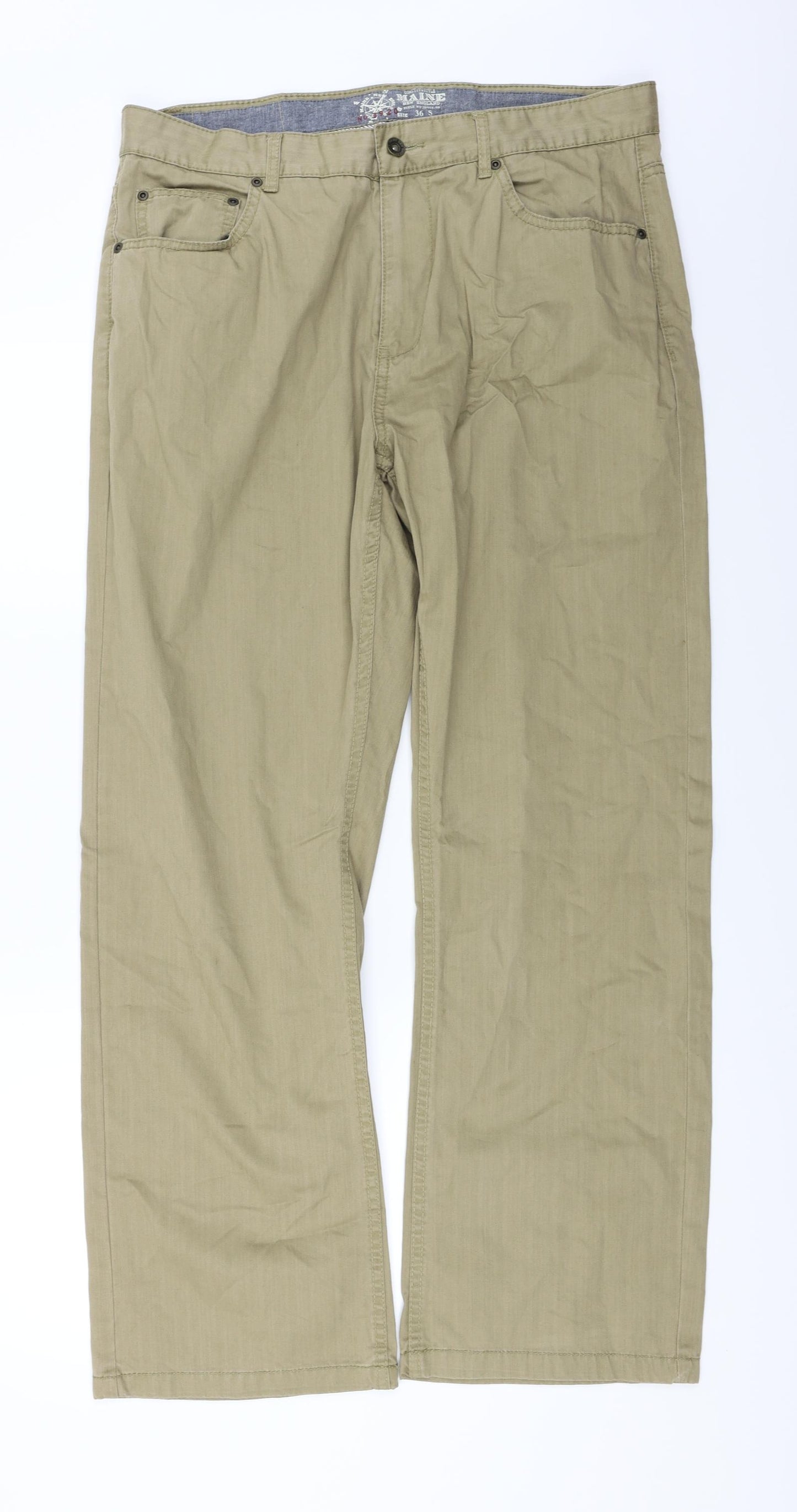 Maine  Mens Beige   Trousers  Size 36 in L28 in