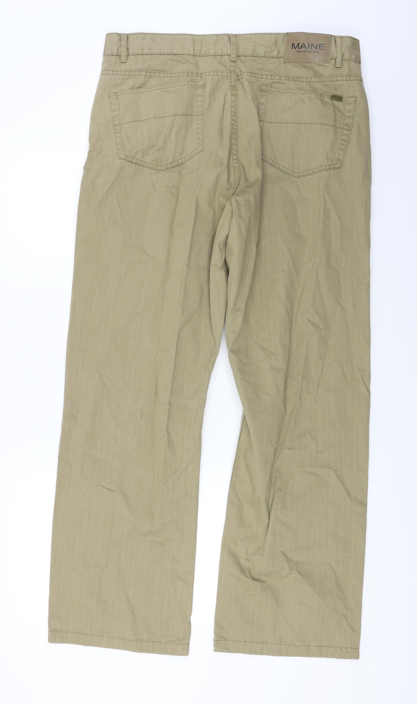 Maine  Mens Beige   Trousers  Size 36 in L28 in