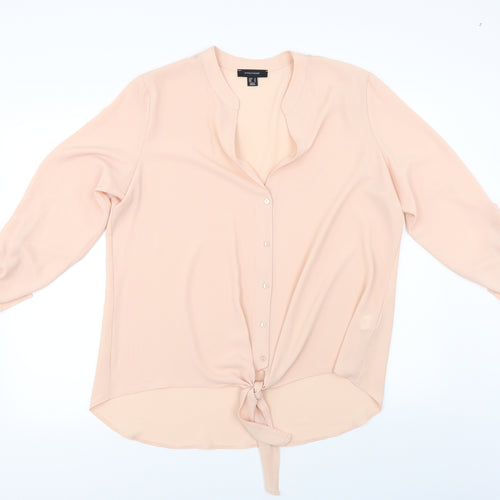 Atmosphere Womens Pink   Basic Button-Up Size 18