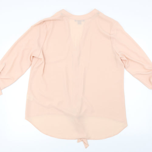 Atmosphere Womens Pink   Basic Button-Up Size 18