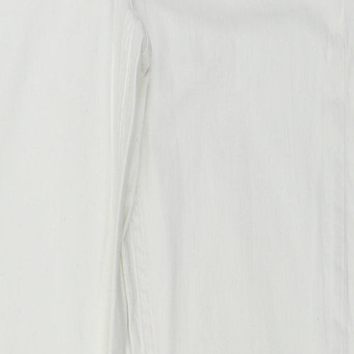 denim co Womens White   Straight Jeans Size 10 L27 in