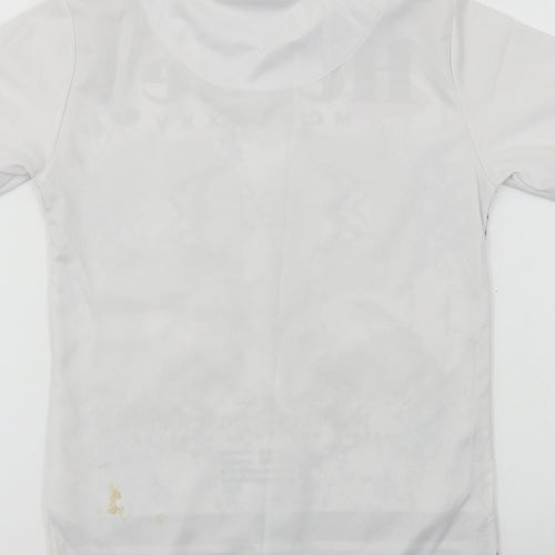 Hersey  Boys White   Basic T-Shirt Size 9-10 Years