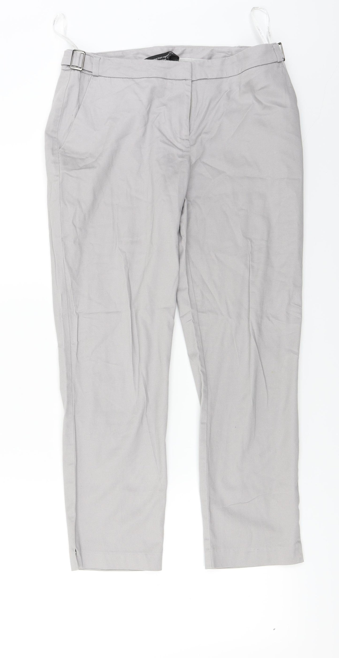 Dorothy Perkins  Womens Grey   Trousers  Size 10 L24 in