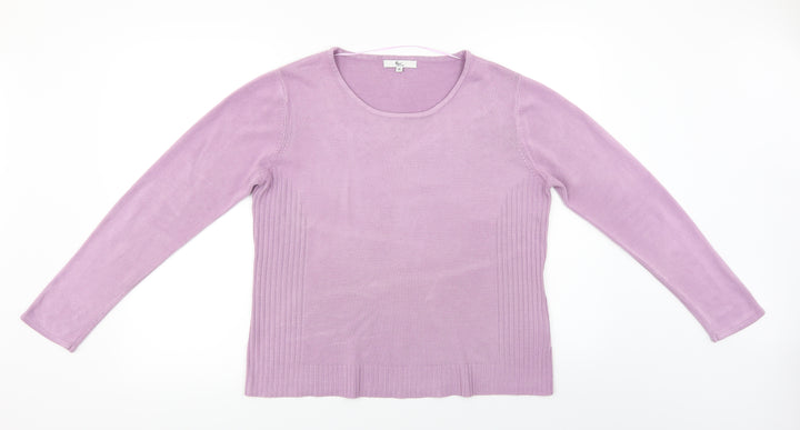 Klass Womens Purple   Pullover Jumper Size XL