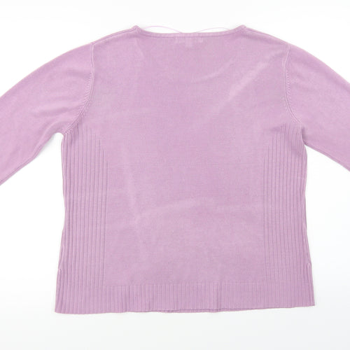 Klass Womens Purple   Pullover Jumper Size XL