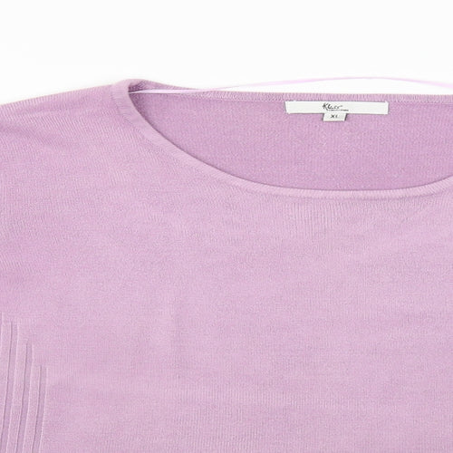 Klass Womens Purple   Pullover Jumper Size XL