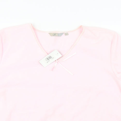LIFE Womens Pink   Pullover Jumper Size L