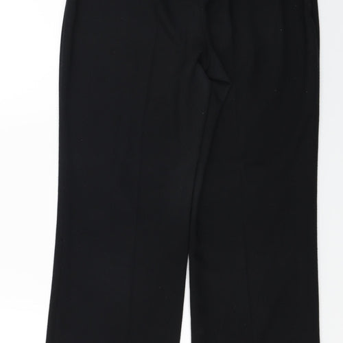 Warehouse Womens Black   Trousers  Size 12 L25 in