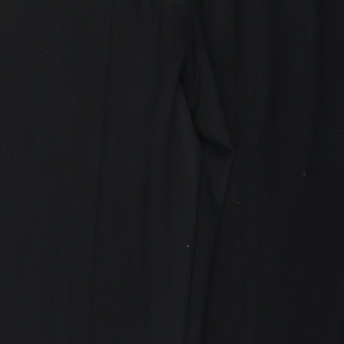 Warehouse Womens Black   Trousers  Size 12 L25 in