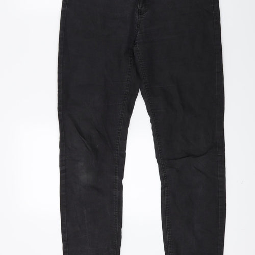 Charles Vogele Womens Black  Denim Skinny Jeans Size 8 L29 in