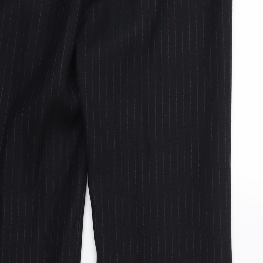 G2000 Womens Black Striped  Trousers  Size 28 in L27 in