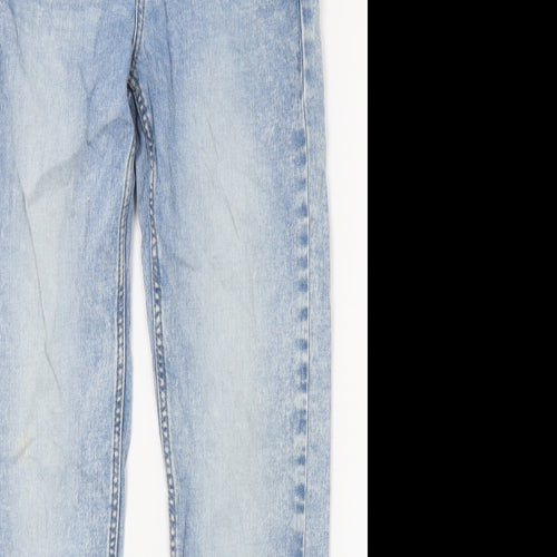 Matalan Womens Blue  Denim Cropped Jeans Size 34 in L25 in