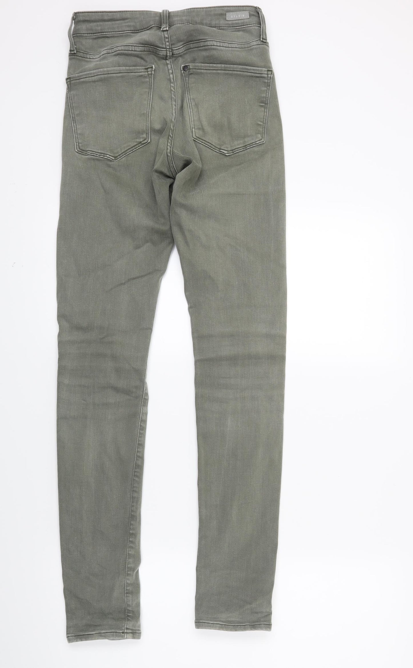 Top shop Womens Green  Denim Skinny Jeans Size 26 in L32 in
