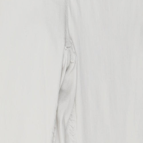 George Womens White  Denim Skinny Jeans Size 14 L27 in