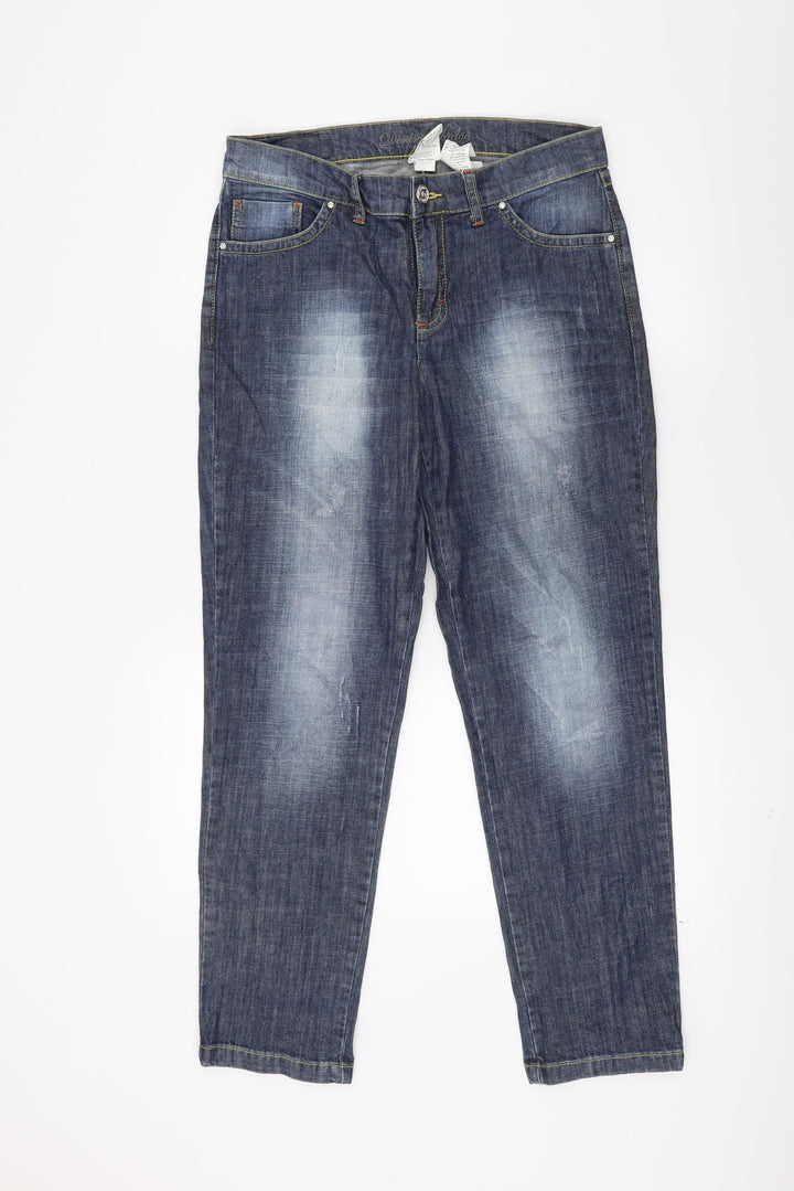 Denim mados Womens Blue  Denim Skinny Jeans Size 12 L27 in