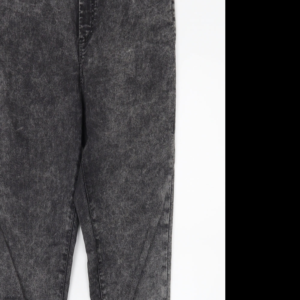 Topshop Womens Grey  Denim Jegging Jeans Size 28 L24 in