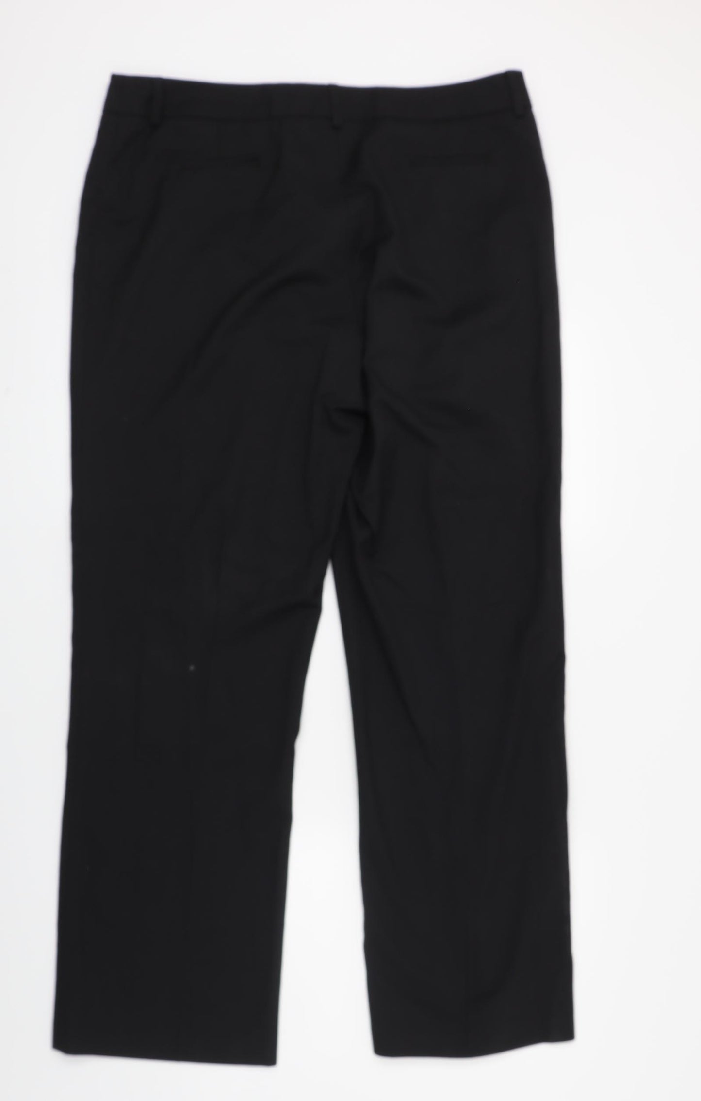 Elegance Womens Black   Trousers  Size 16 L27 in