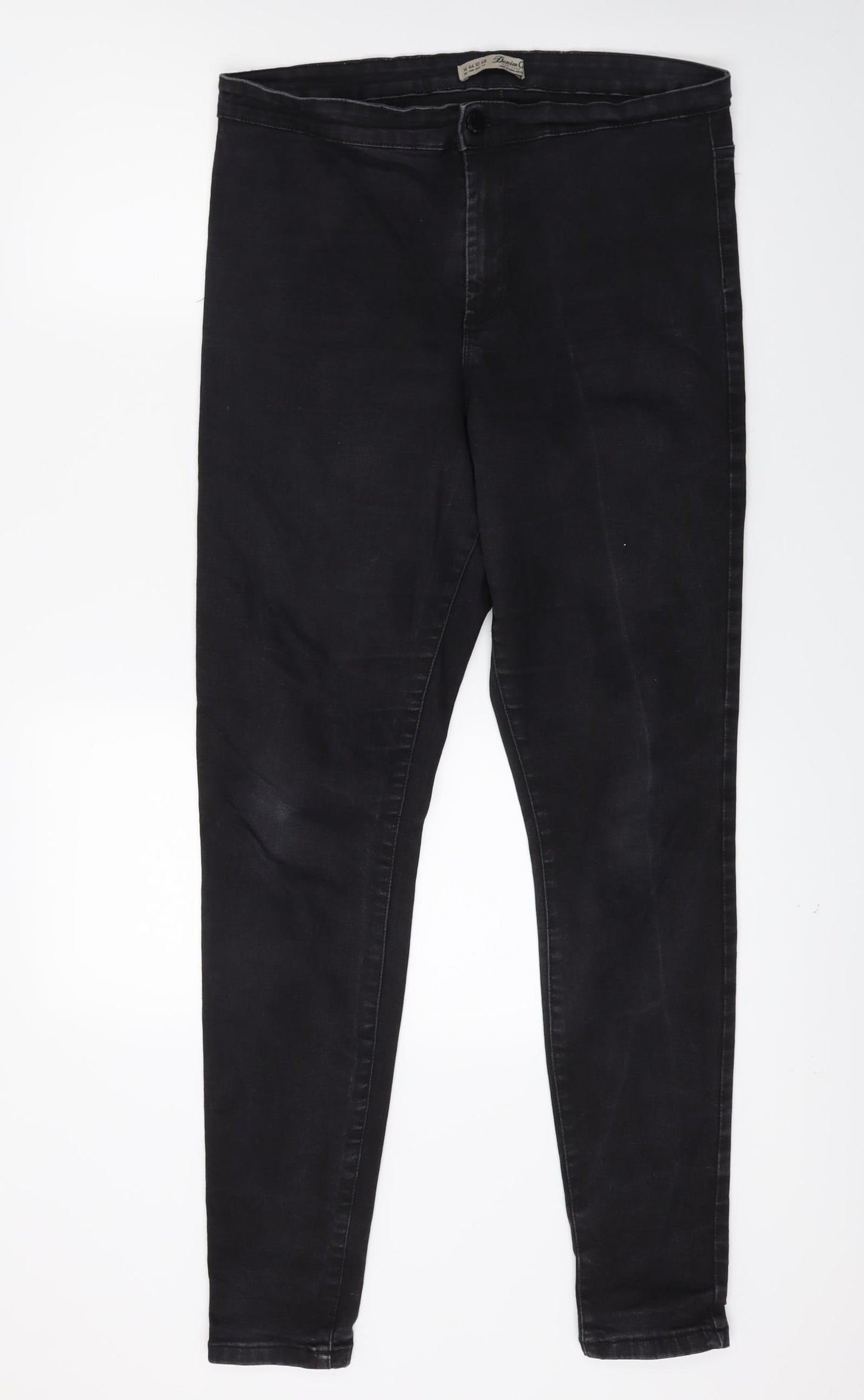 Primark Womens Black   Skinny Jeans Size 16 L27 in